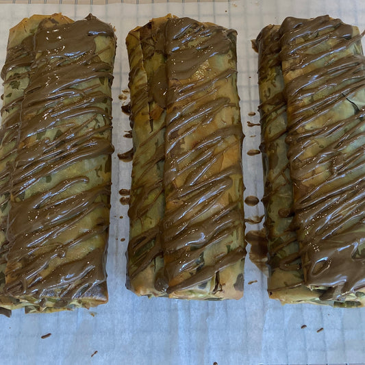 The Chocolate Pistachio Strudel