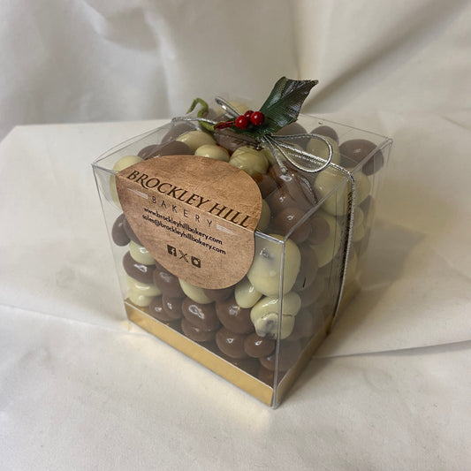 Chocolate & Yogurt Christmas Cube in Gift Bag