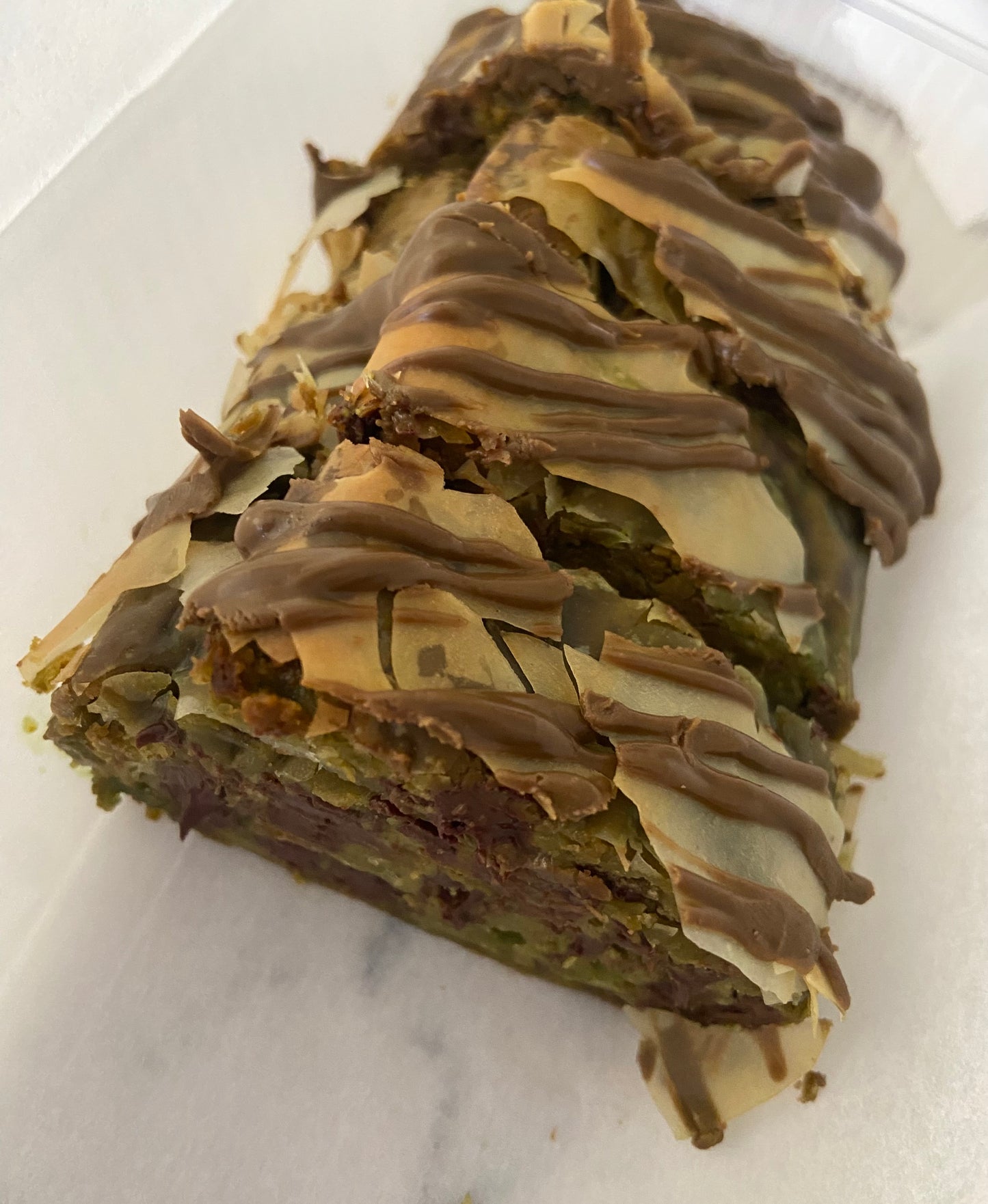 The Chocolate Pistachio Strudel